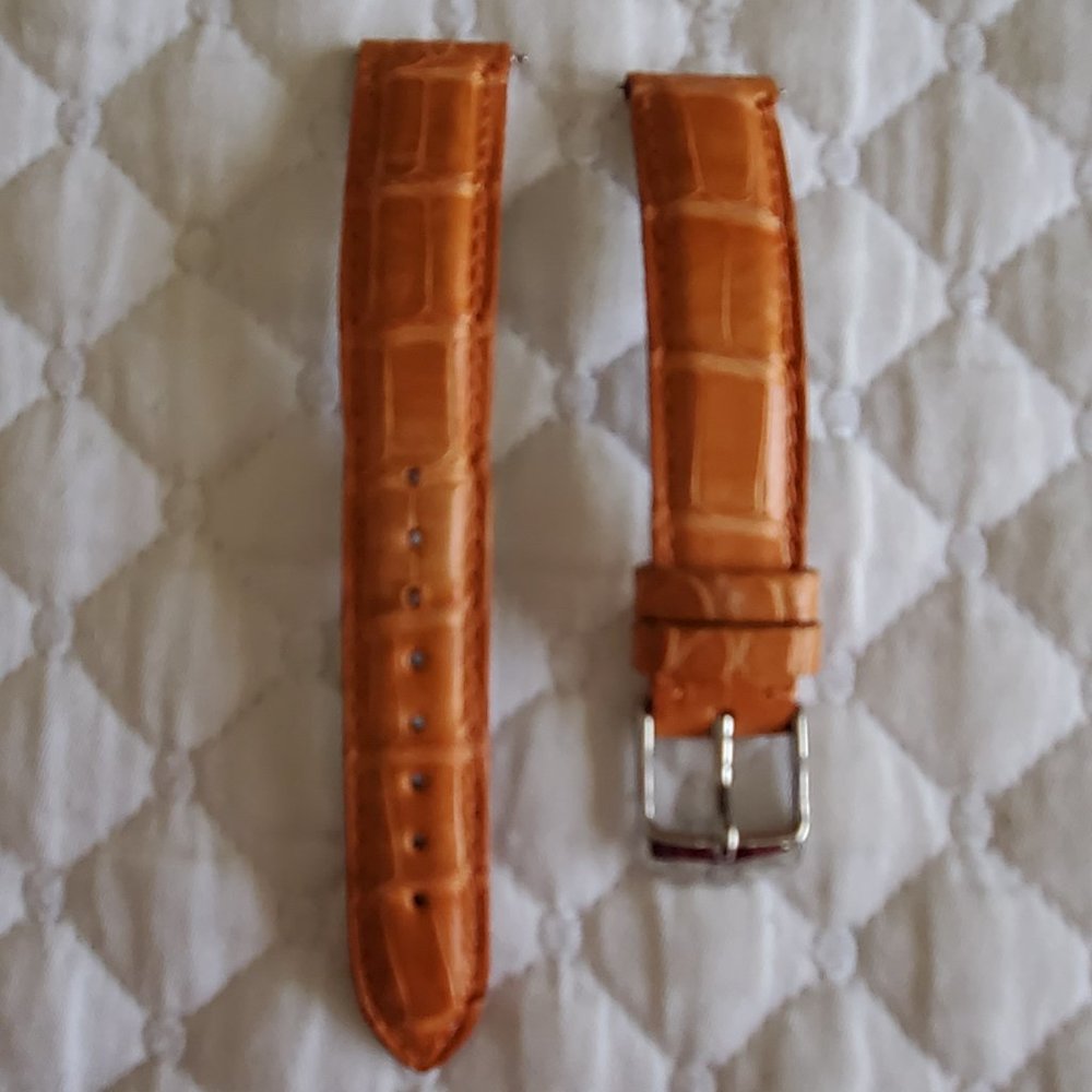 Michele 16mm Alligator Band